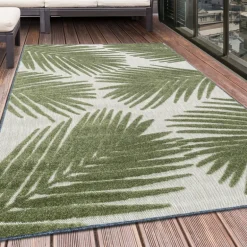 Bahama Udendørs Tæppeløber Palme - Grøn