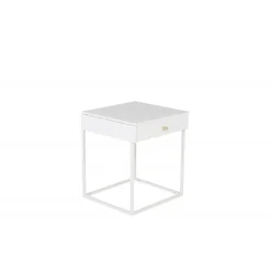 Bakal Natbord 43 x 43 - Hvid