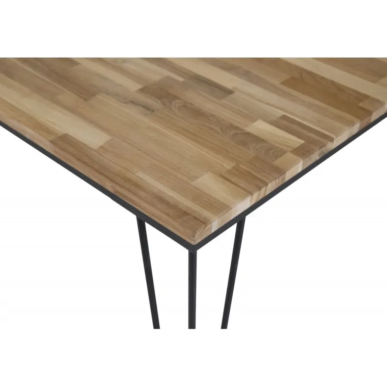 Bali Spisebord - Sort og Natur