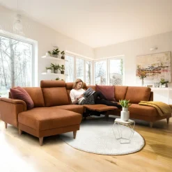 Ballerup Hjørnesofa med chaiselong stof - Venstrevendt