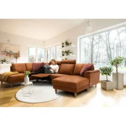 Ballerup Hjørnesofa med chaiselong stof - Højrevendt