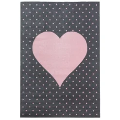 Bambi Børnetæppe Hjerte - Pink