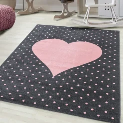 Bambi Børnetæppe Hjerte - Pink