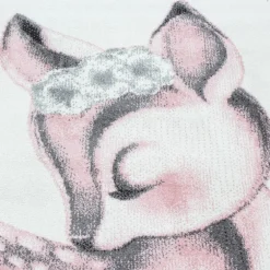 Bambi Børnetæppe Rådyr - Pink