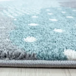 Bambi Rund Børnetæppe Sky - Blå