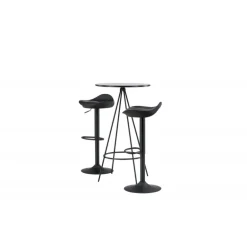 Bar sæt Bistro med stole Adesto - Sort