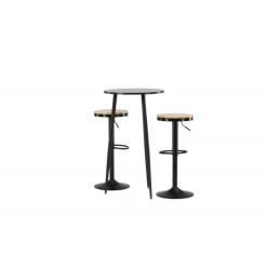 Bar sæt Plaza med stole Conway - Sort