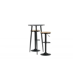 Bar sæt Plaza med stole Conway - Sort