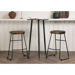 Bar sæt Plaza med stole Ozark - Sort