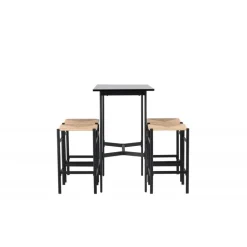 Bar sæt Rax med Spisebordsstole Polly