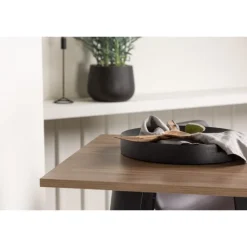 Bar sæt Tempe med Spisebordsstole Alexi - Brun og Valnød