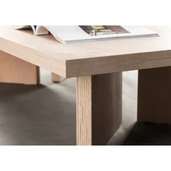 Bassholmen Sofabord 140 x 80 cm - Hvidpigmenteret