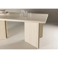 Bassholmen Spisebord 180 cm - Hvidvasket