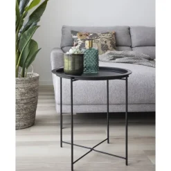 Bastia Hjørnebord Sort