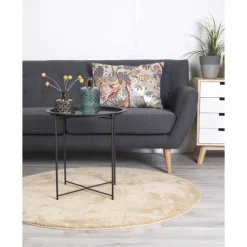 Bastia Hjørnebord Sort