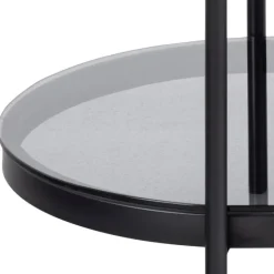 Bayonne sofabord grå glas