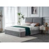 BECKY 160x200 seng med skuffer til opbevaring - LyseGrå