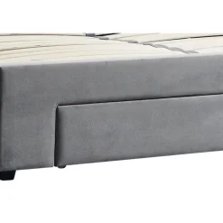 BECKY 160x200 seng med skuffer til opbevaring - LyseGrå