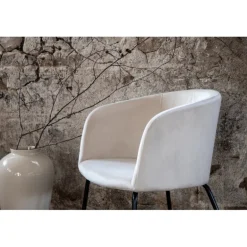 Berit Spisebordsstol - Beige og Sort