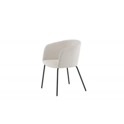 Berit Spisebordsstol - Beige og Sort