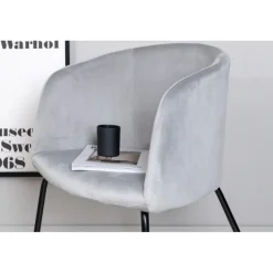 Berit Spisebordsstol - Sort og Grå