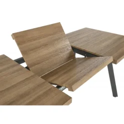 BERLIN Spisebord med indbygget butterfly 160cm kan udvides til 220cm - Honning Valnød