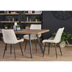 BERLIN Spisebord med indbygget butterfly 160cm kan udvides til 220cm - Honning Valnød