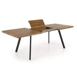 BERLIN Spisebord med indbygget butterfly 140cm kan udvides til 180cm - Honning Valnød