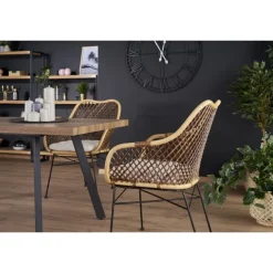 BERLIN Spisebord med indbygget butterfly 140cm kan udvides til 180cm - Honning Valnød