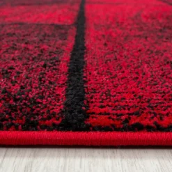 Beta Kortluvet Tæppeløber Geometrisk - Rød