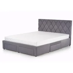 BETINIA 160x200 seng med skuffer til opbevaring - Grå