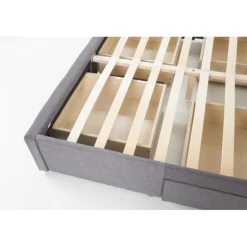 BETINIA 160x200 seng med skuffer til opbevaring - Grå