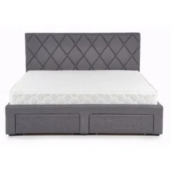 BETINIA 160x200 seng med skuffer til opbevaring - Grå