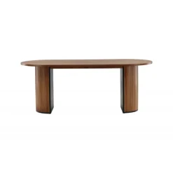 Bianca Ovalt spisebord - Natur