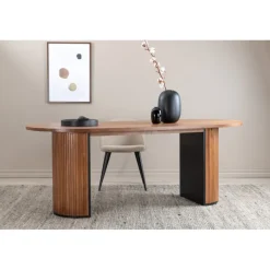 Bianca Ovalt spisebord - Natur