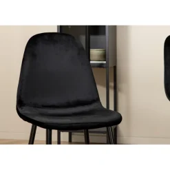 Bianca Rund Spisebordssæt - Sort