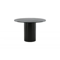 Bianca Rundt spisebord - Sort