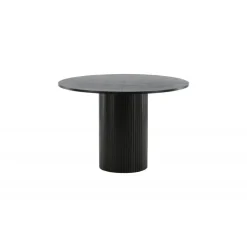 Bianca Rundt spisebord - Sort