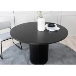 Bianca Rundt spisebord - Sort