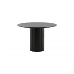 Bianca Rundt spisebord - Sort