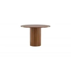 Bianca Rundt spisebord - Sort og Valnød