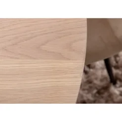 Bianca Rundt Spisebordssæt - Beige og Sort