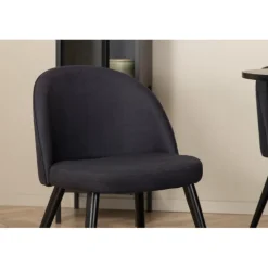 Bianca Rundt Spisebordssæt - Sort