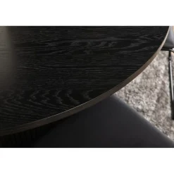 Bianca Rundt Spisebordssæt - Sort