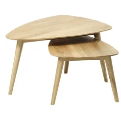 Bianca sofabordsæt - Naturolieret