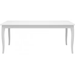 Birkerød spisebord 190cm massiv træ hvid