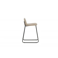 Bisbee Barstol - Beige og Sort