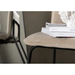 Bisbee Barstol - Beige og Sort