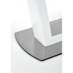 BLANCO Spisebord med udtræk, - Hvid marmor - Hvid