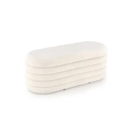 BLISS bænk med opbevaringsfunktion, Cremefarvet